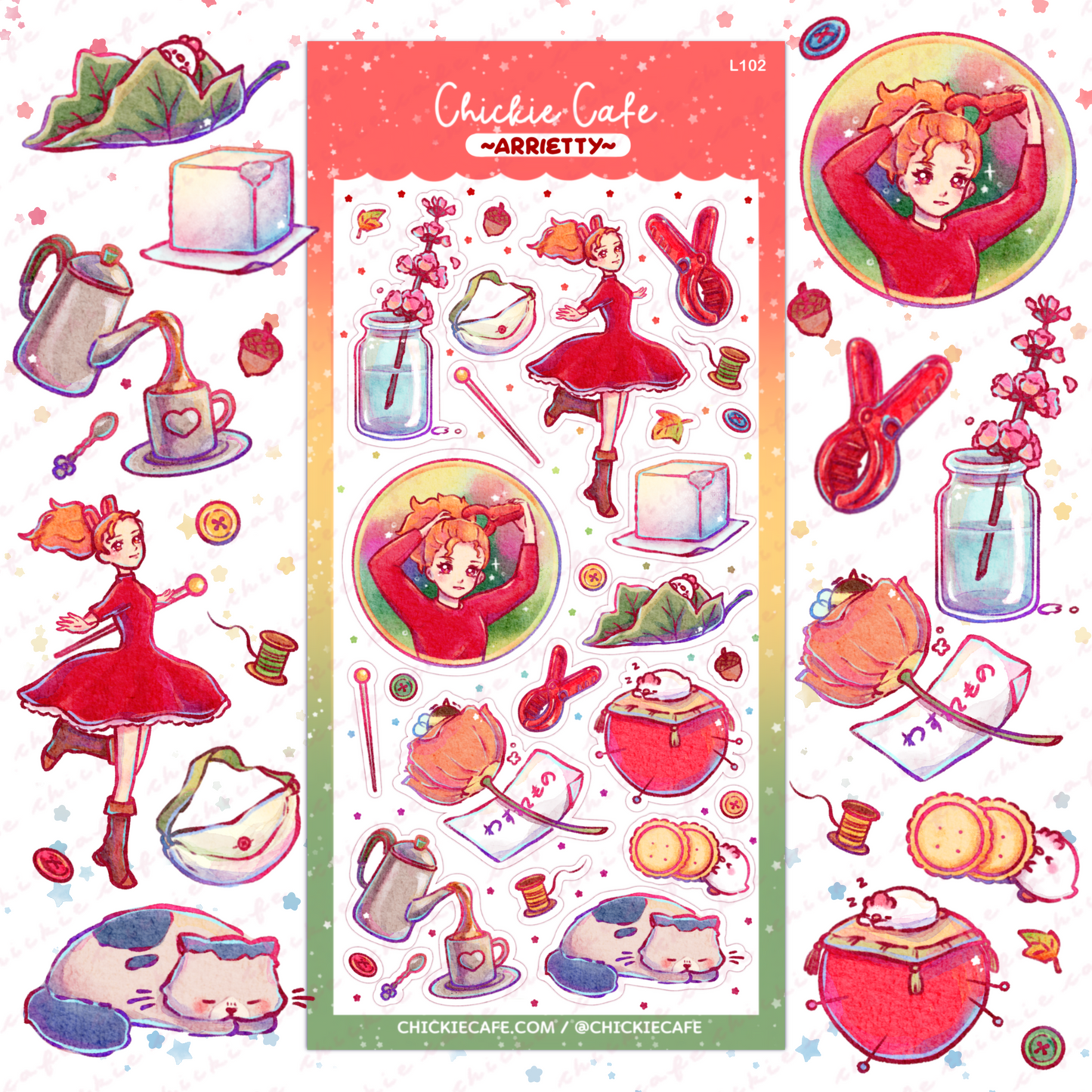 Arrietty Sticker Sheet