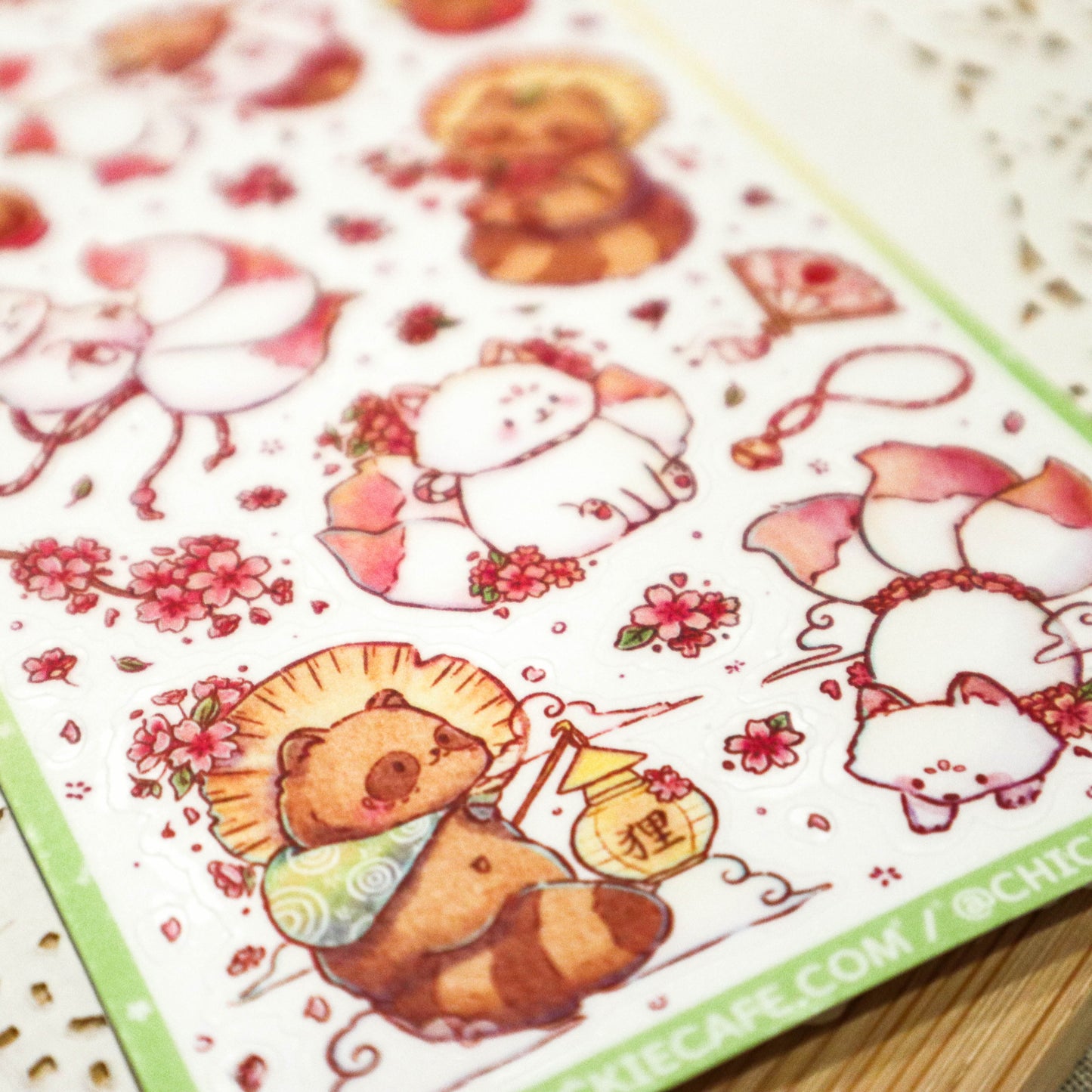 Tanuki & Kitsune Sticker Sheet