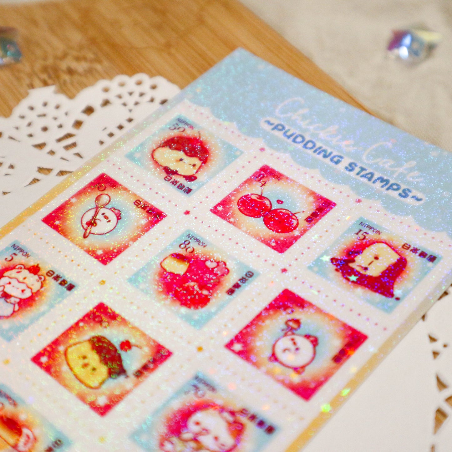Pudding Stamps Sticker Sheet