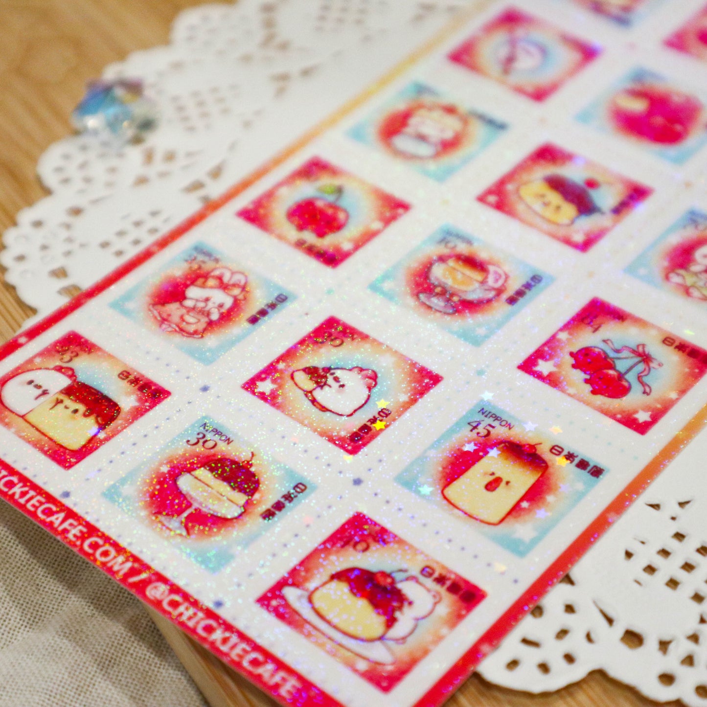 Pudding Stamps Sticker Sheet