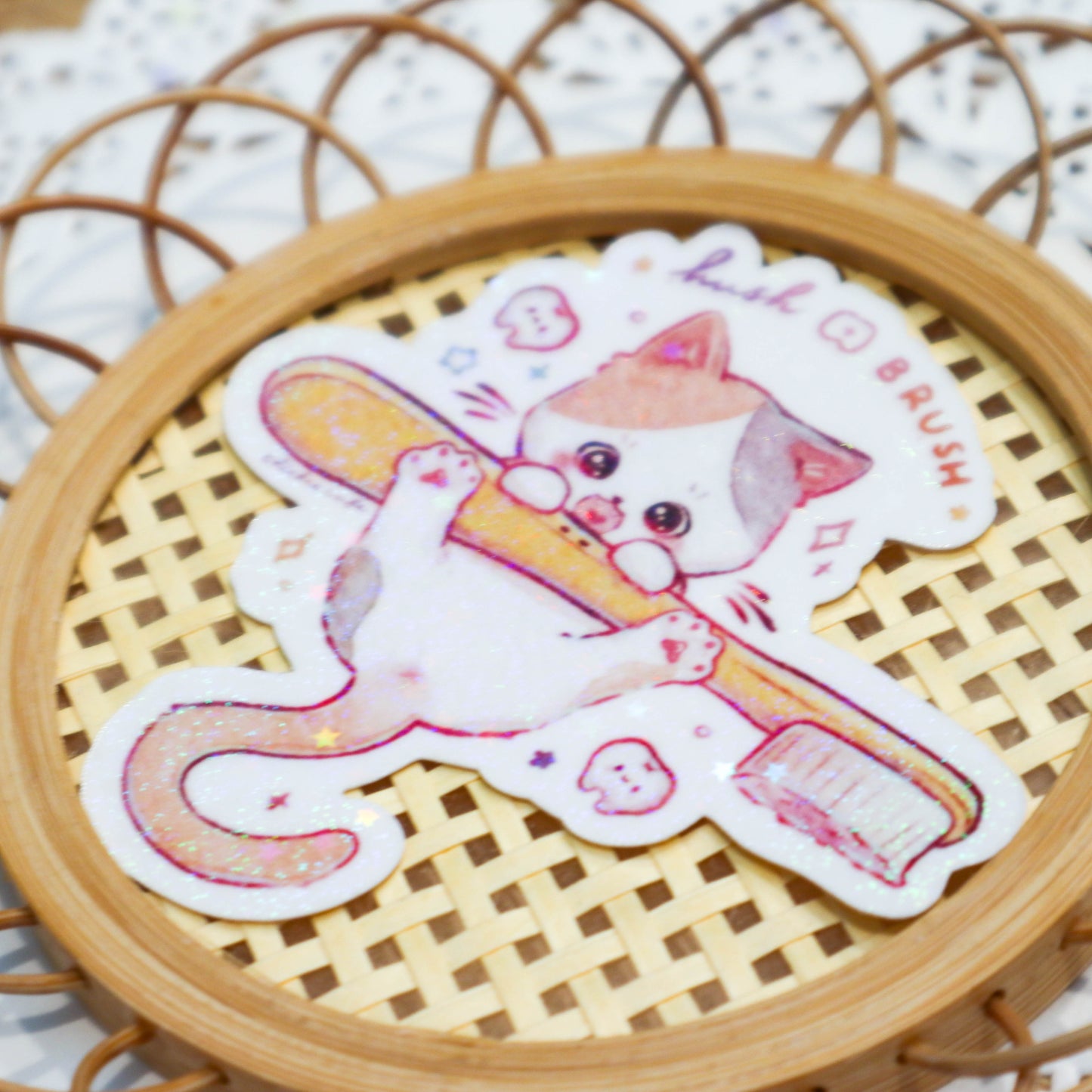 Take Purrcaution Sticker Set