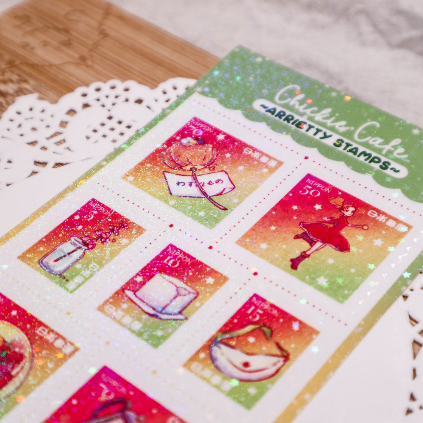 Arrietty Stamps Sticker Sheet