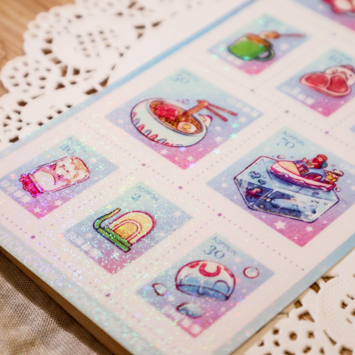 Ponyo Stamps Sticker Sheet