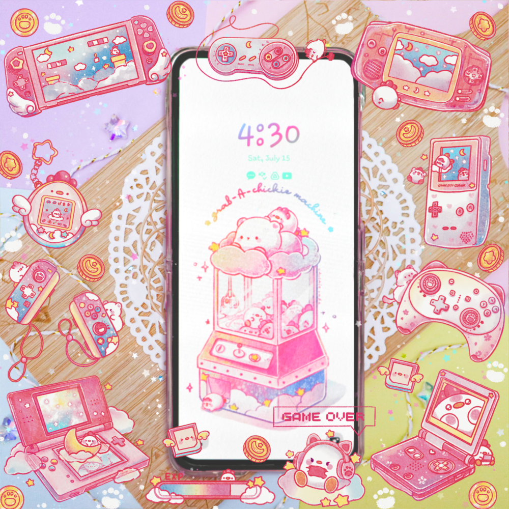 Grab-A-Chickie Machine Digital Wallpaper (Mobile/Tablet)