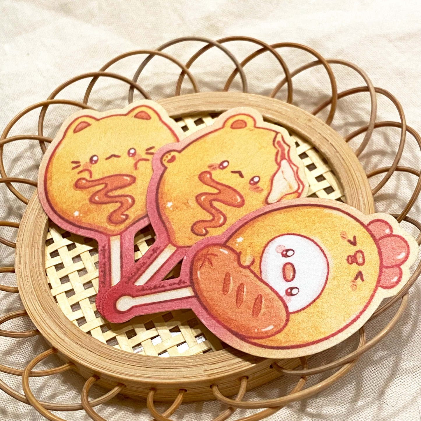 Cheezy Cheesedog Sticker Set