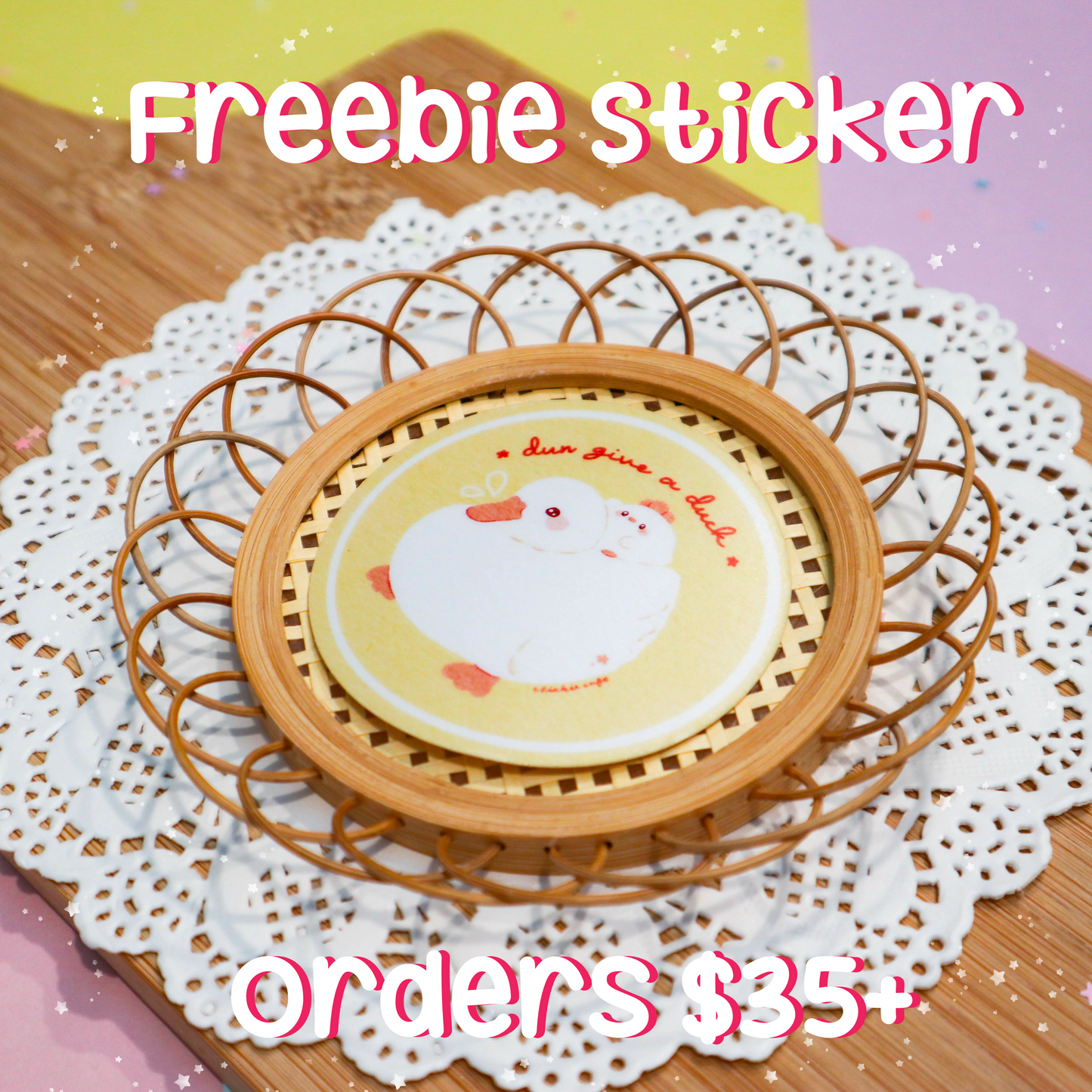 JULY FREEBIES Dun Give a Duck Sticker + Sticker Print Set
