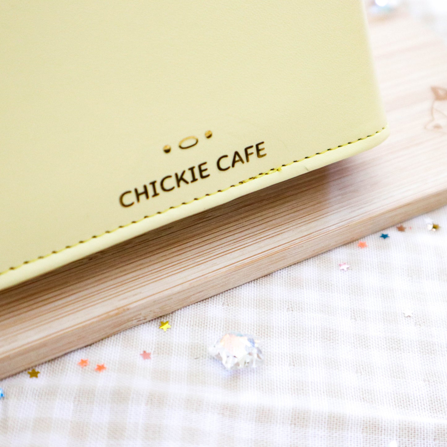 Cute Capybara A6 Binder - Yellow