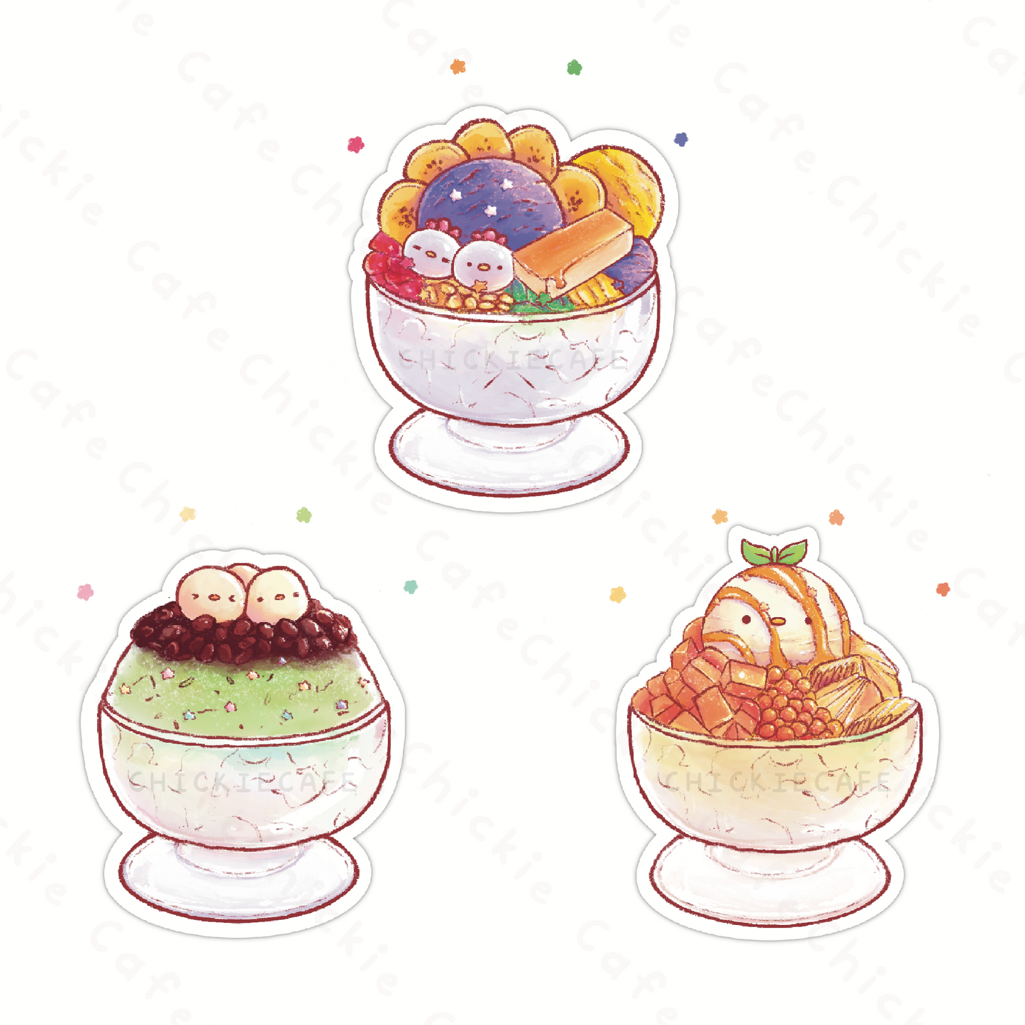 Shaved Ice Stickers