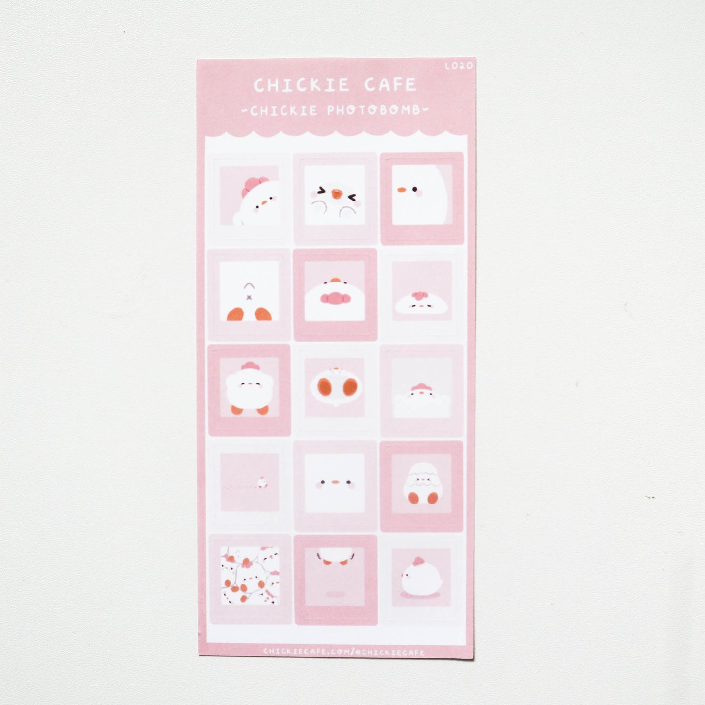 Chickie Photobomb Sticker Sheet