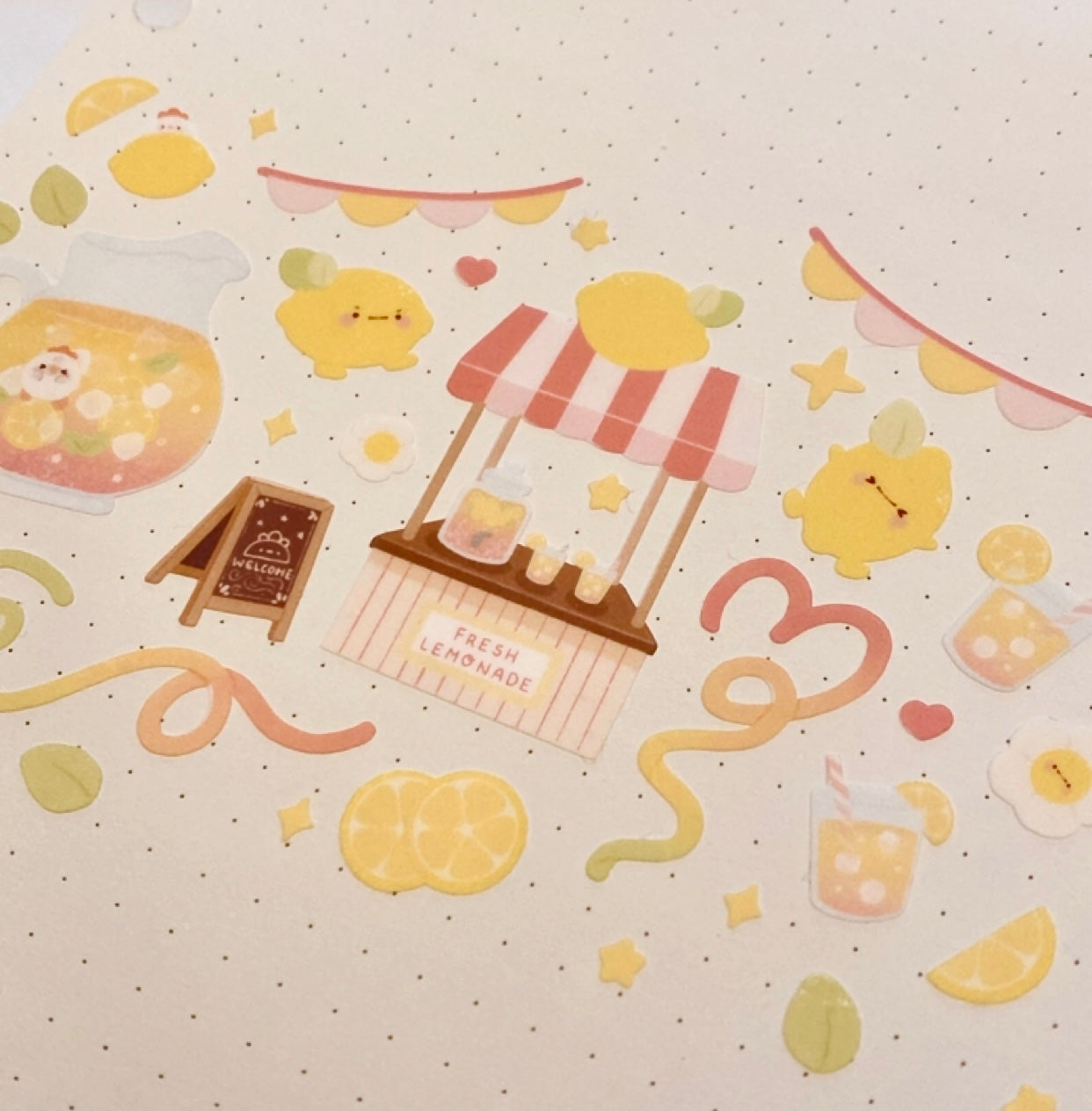 Lemon Party Sticker Sheet