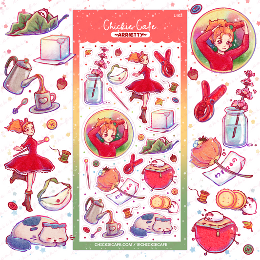 Arrietty Sticker Sheet
