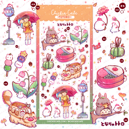 Totoro Sticker Sheet