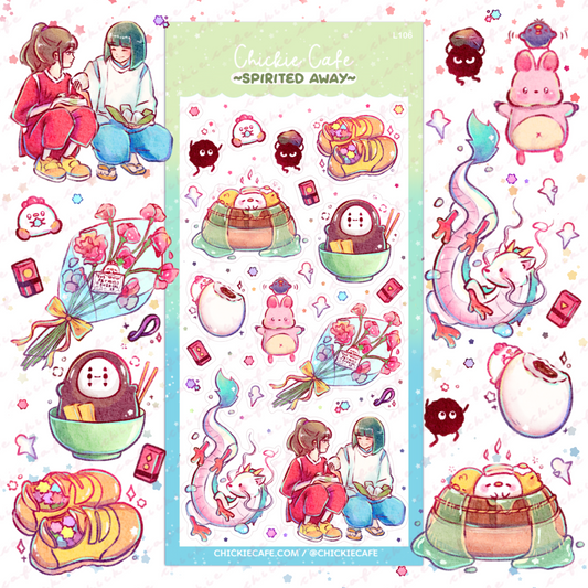 Spirited Away Sticker Sheet