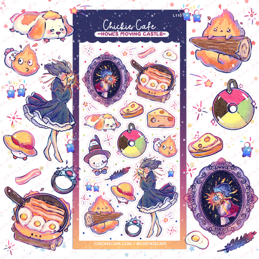 Howl's Moving Castle Sticker Sheet