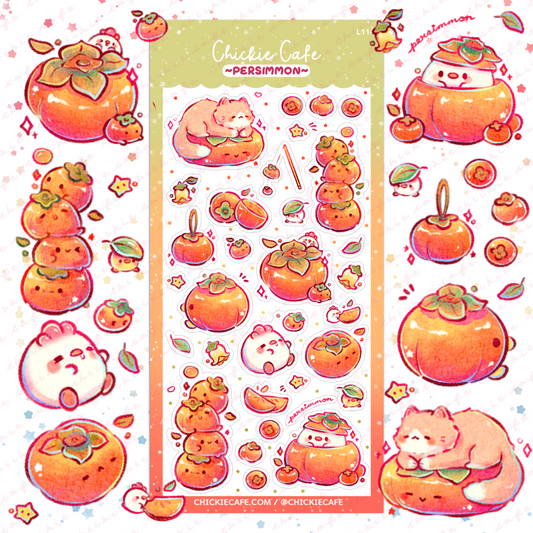 Persimmon Sticker Sheet