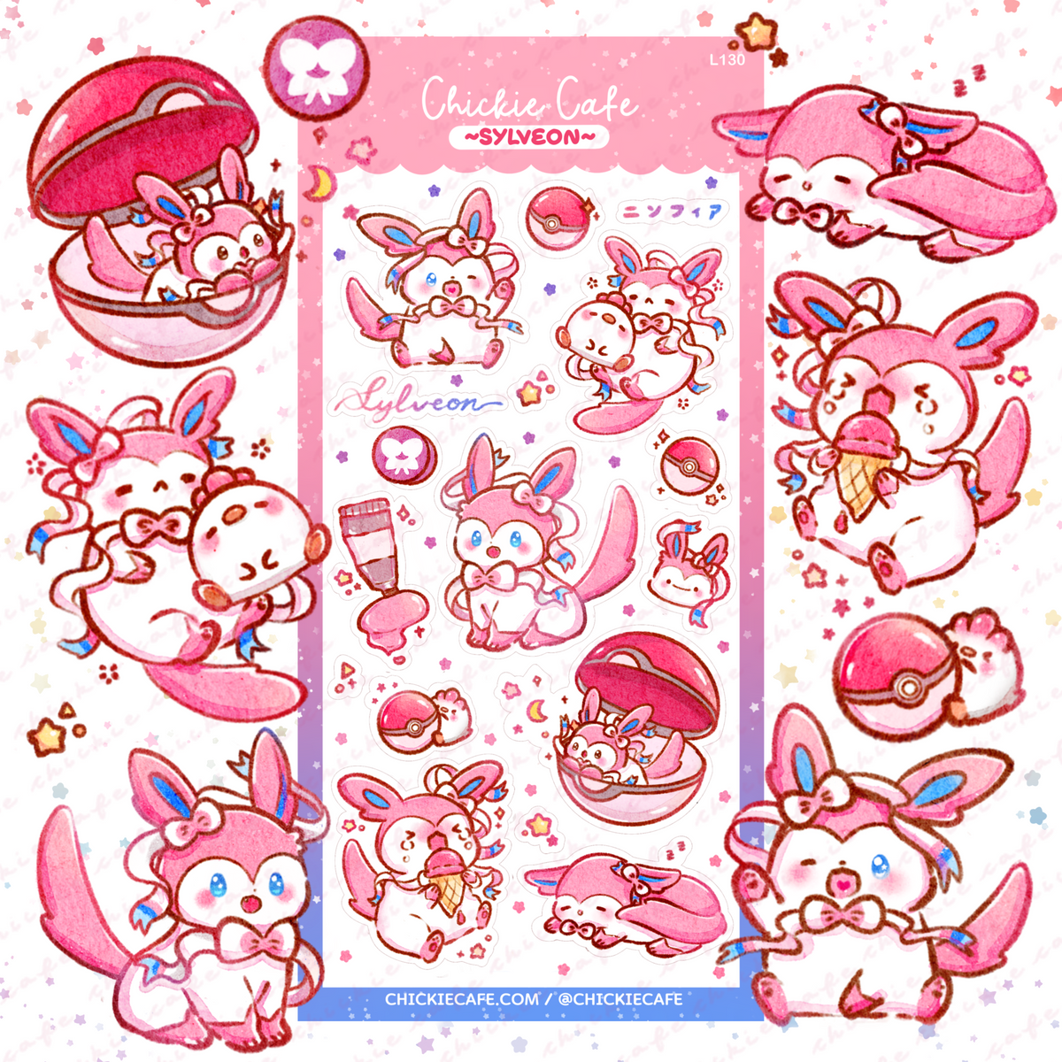Sylveon Sticker Sheet