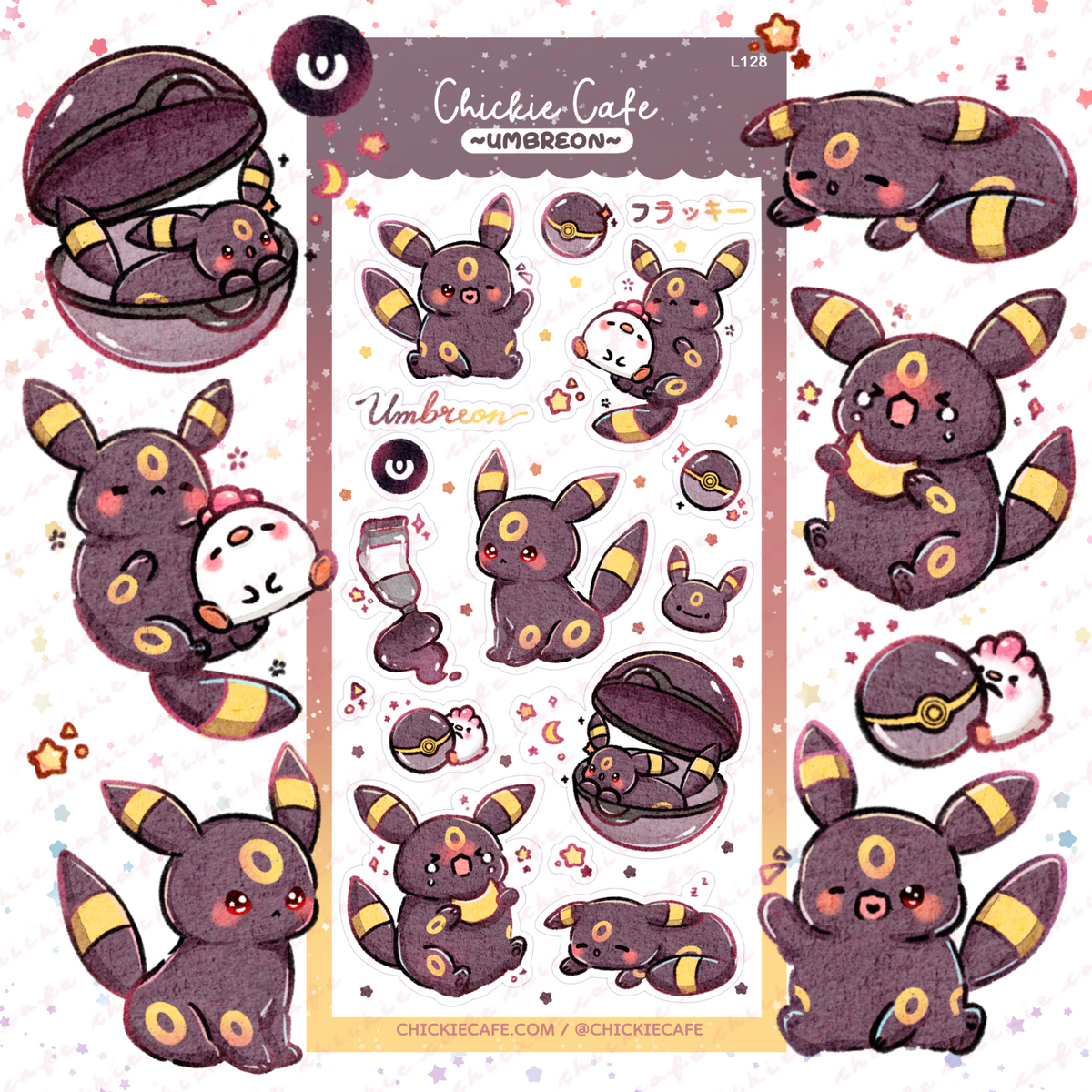 Umbreon Sticker Sheet