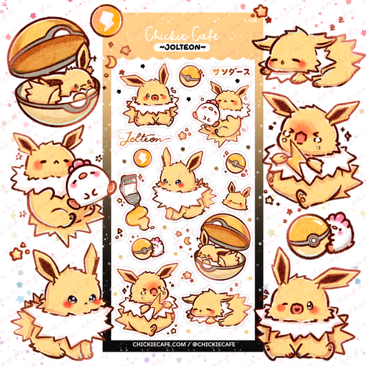 Jolteon Sticker Sheet