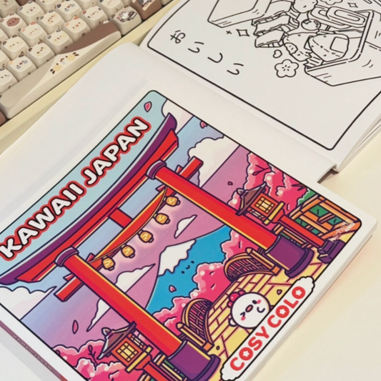 Kawaii Japan Coloring Book