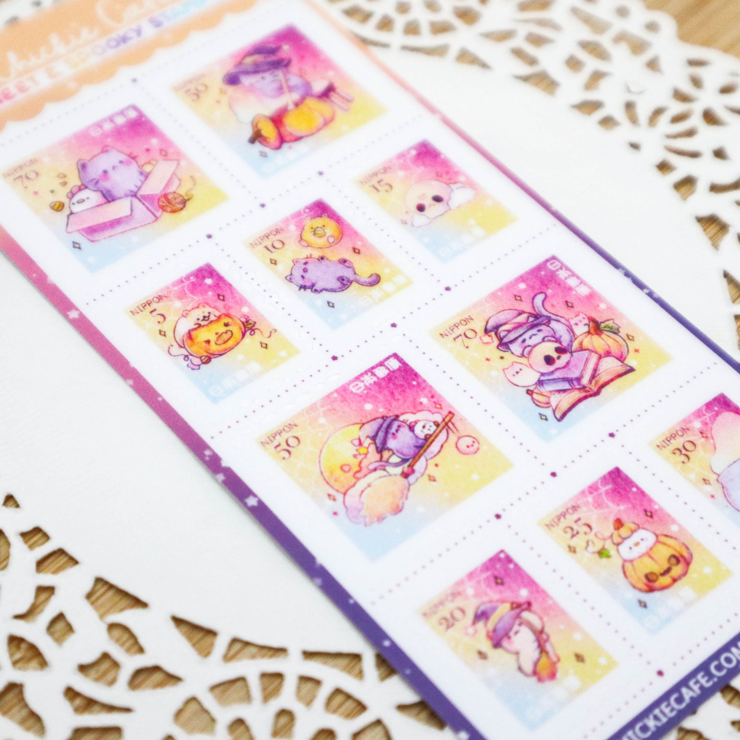 Spooky & Sweet Stamps Sticker Sheet