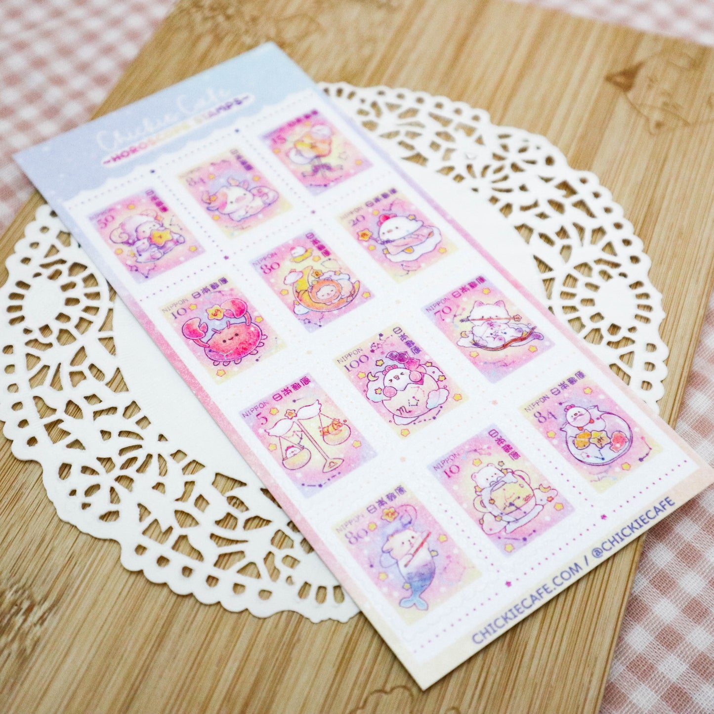 Horoscope Stamps Sticker Sheet