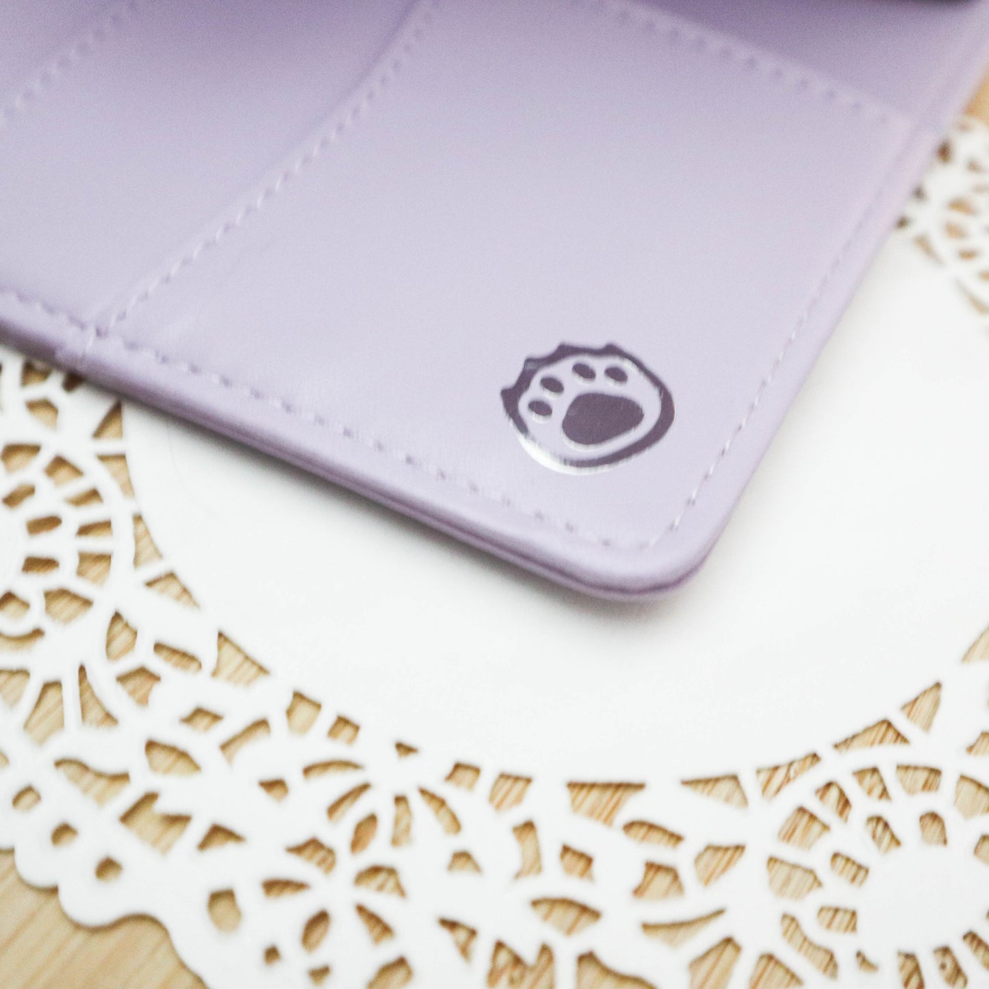 Spooky Kitty A6 Binder - Lilac