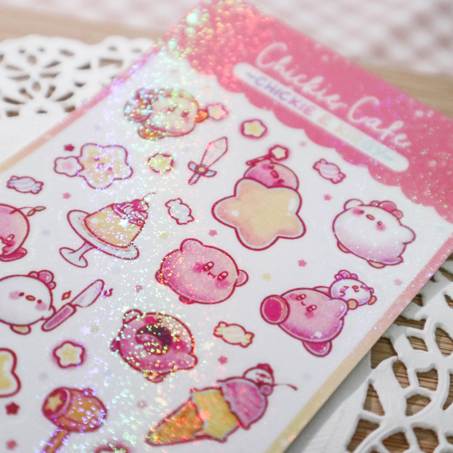 Kirby & Chickie Sticker Sheet