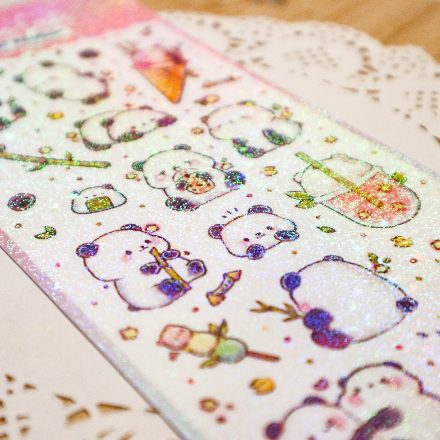 Sweet Panda Sticker Sheet