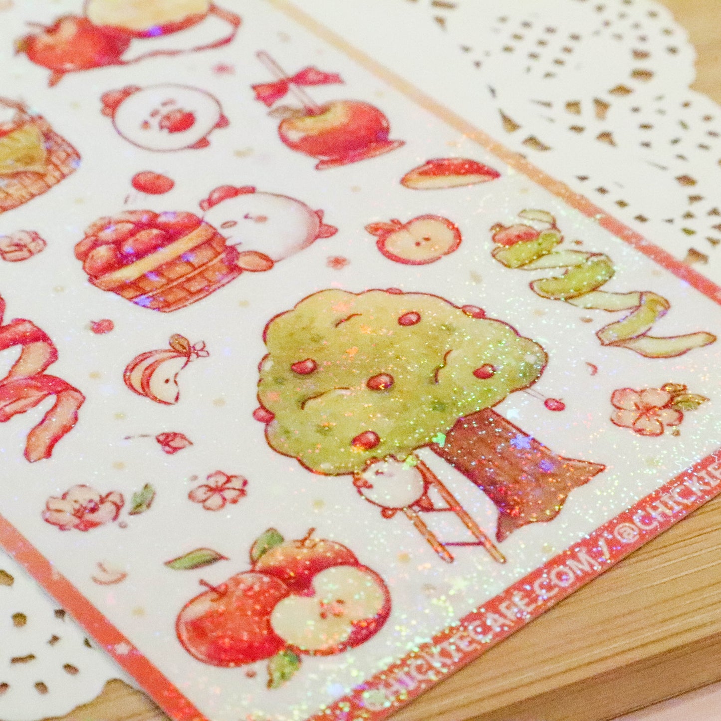 Apple Picking Sticker Sheet