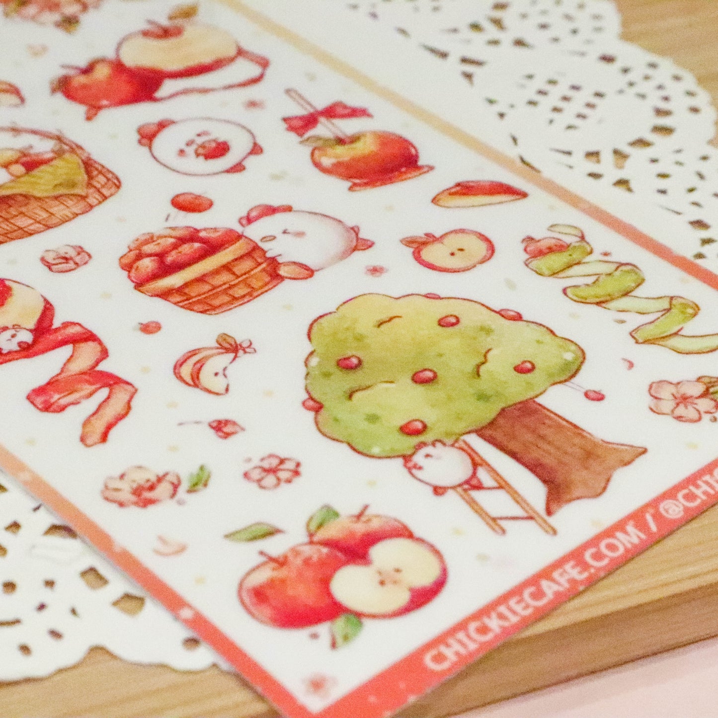 Apple Picking Sticker Sheet