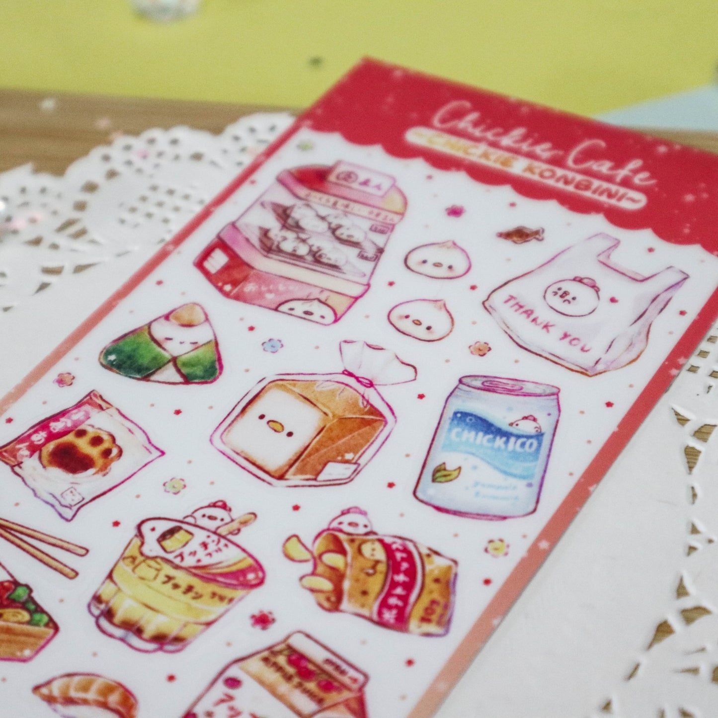 Chickie Konbini Sticker Sheet