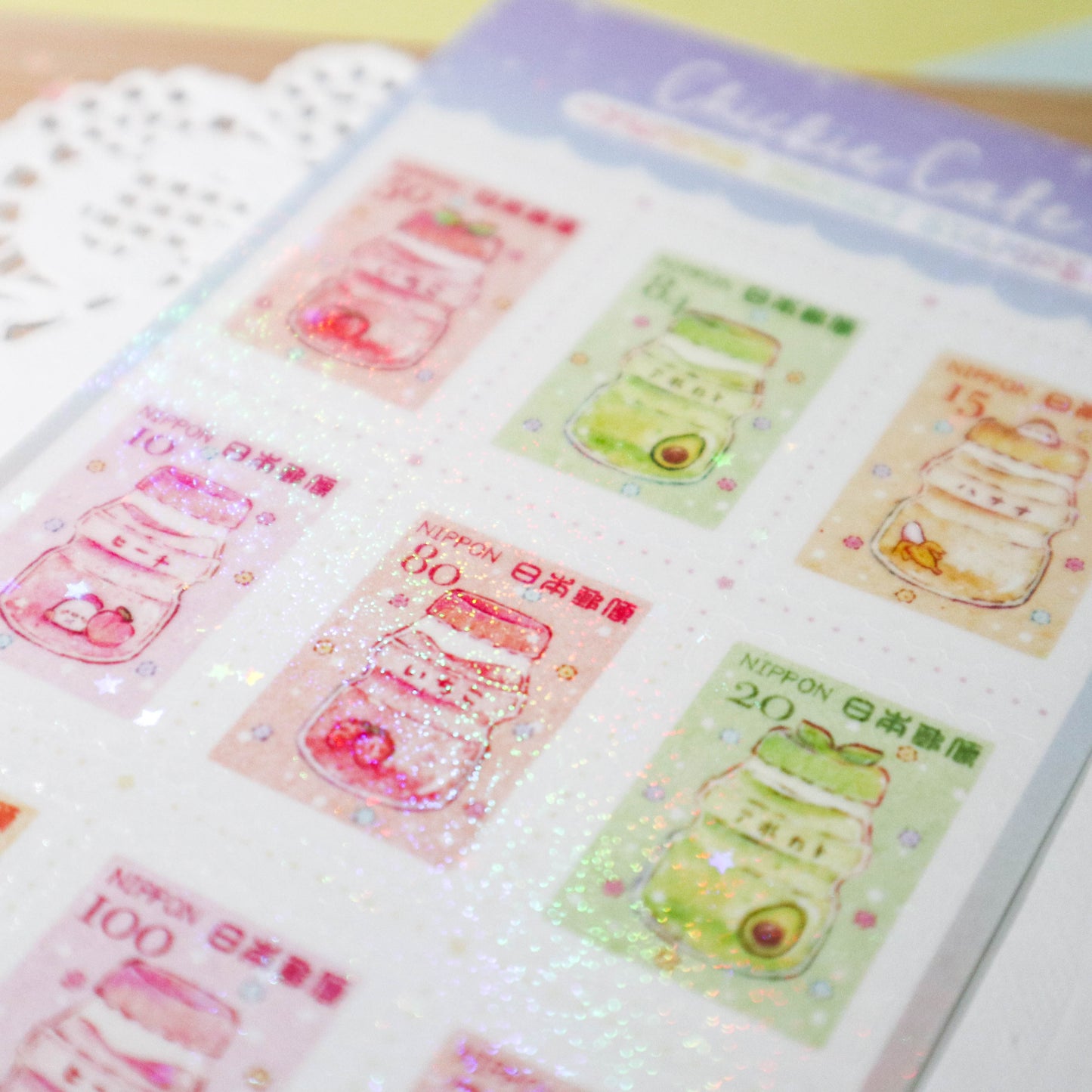 Yummie Yakult Stamps Sticker Sheet