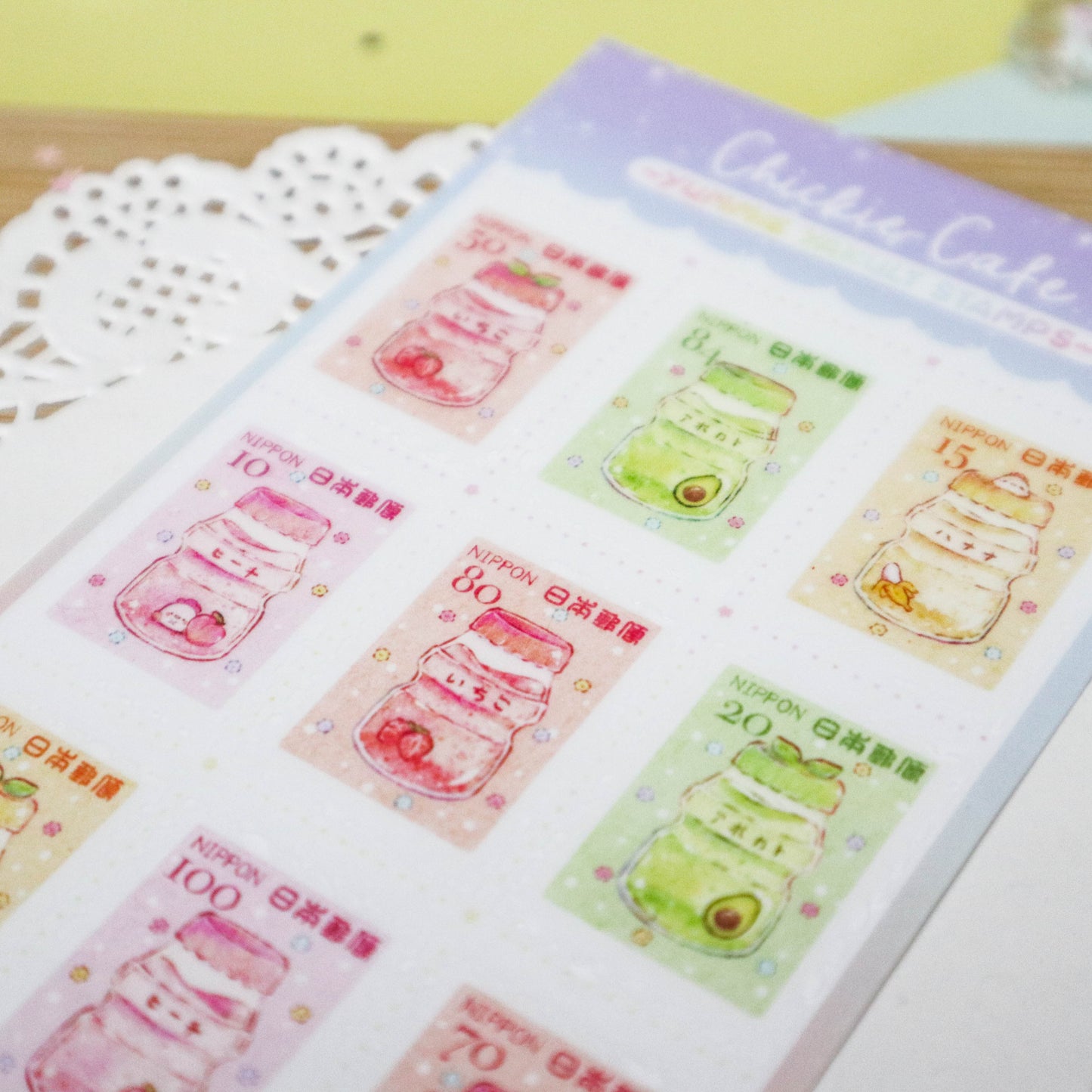 Yummie Yakult Stamps Sticker Sheet