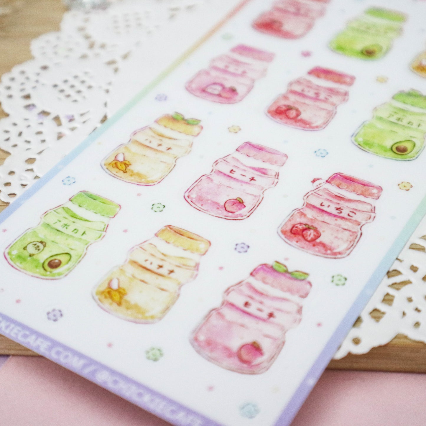 Yummie Yakult Sticker Sheet