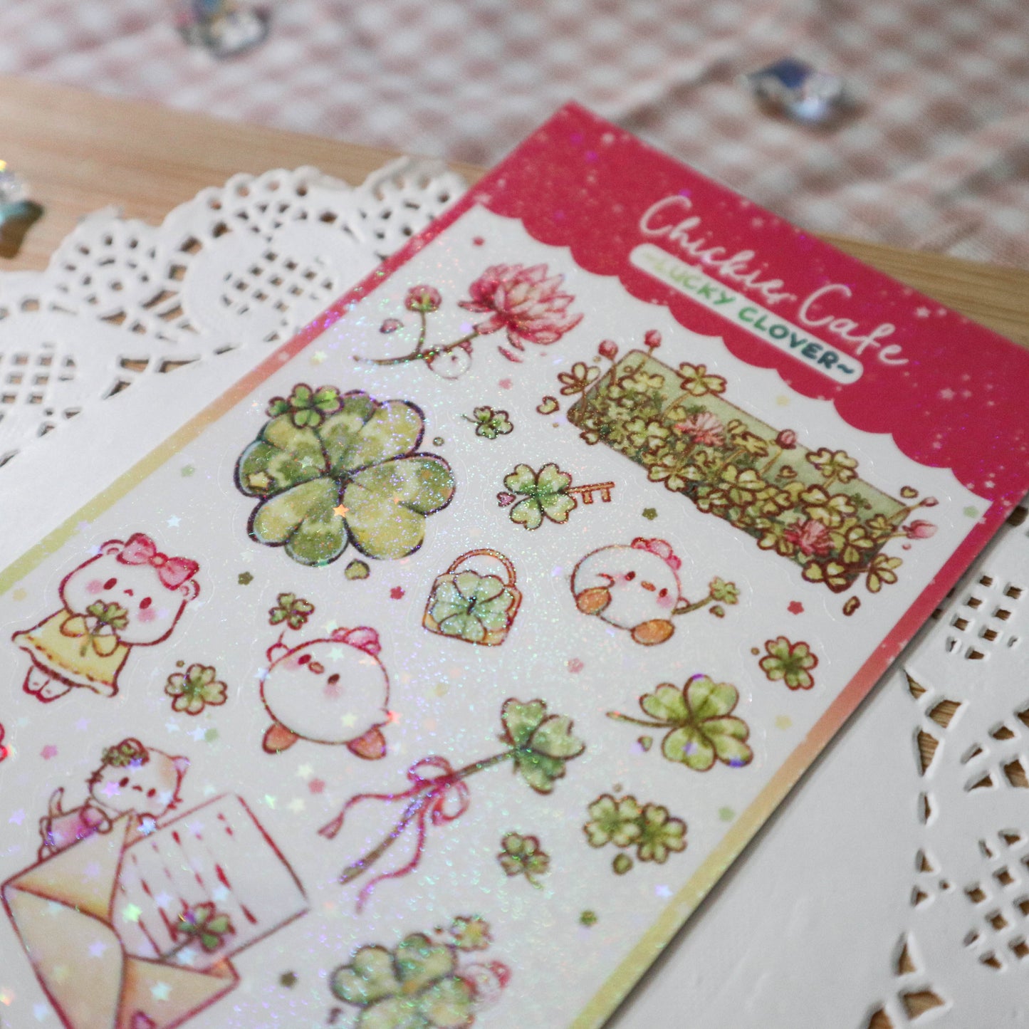 Lucky Clover Sticker Sheet