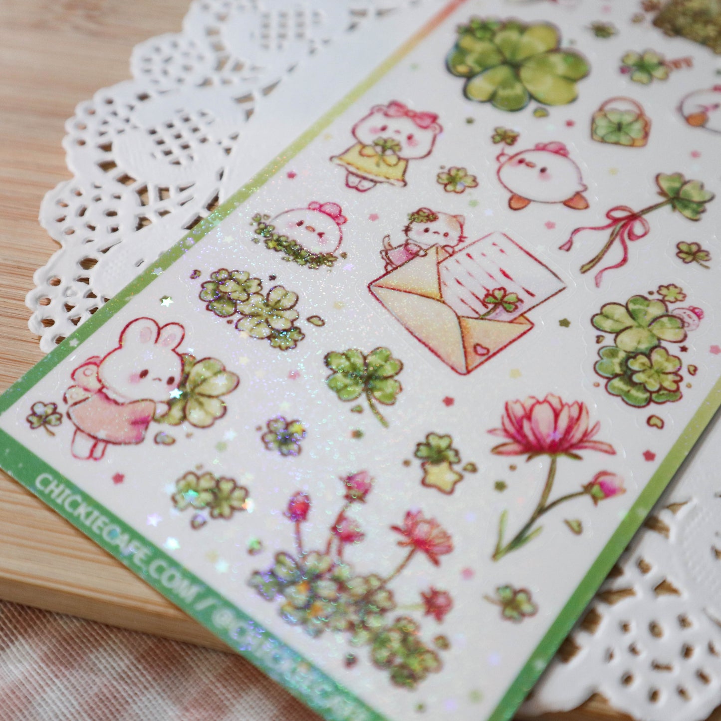 Lucky Clover Sticker Sheet