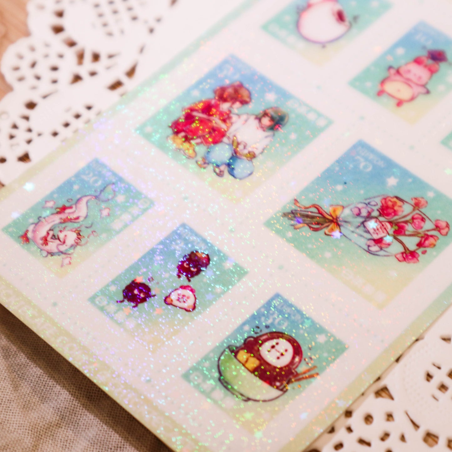 Spirited Away Stamps Sticker Sheet