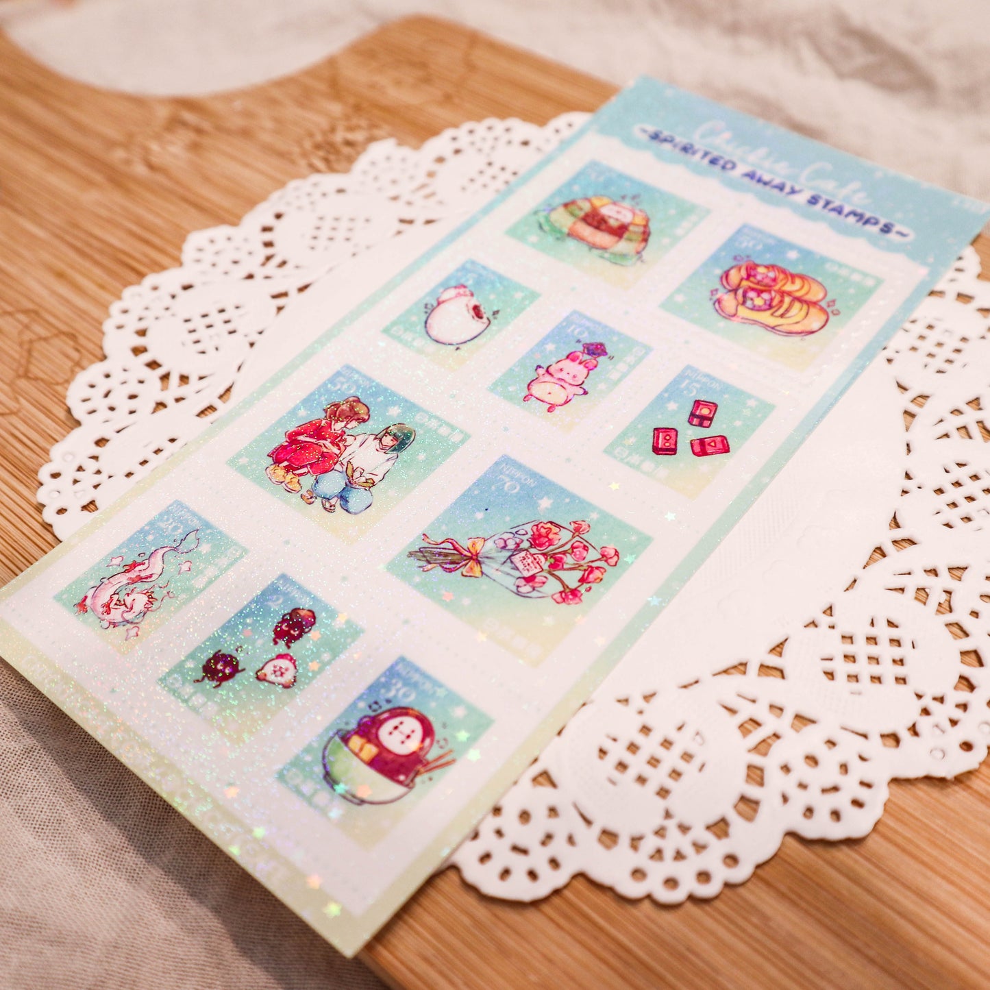 Spirited Away Stamps Sticker Sheet