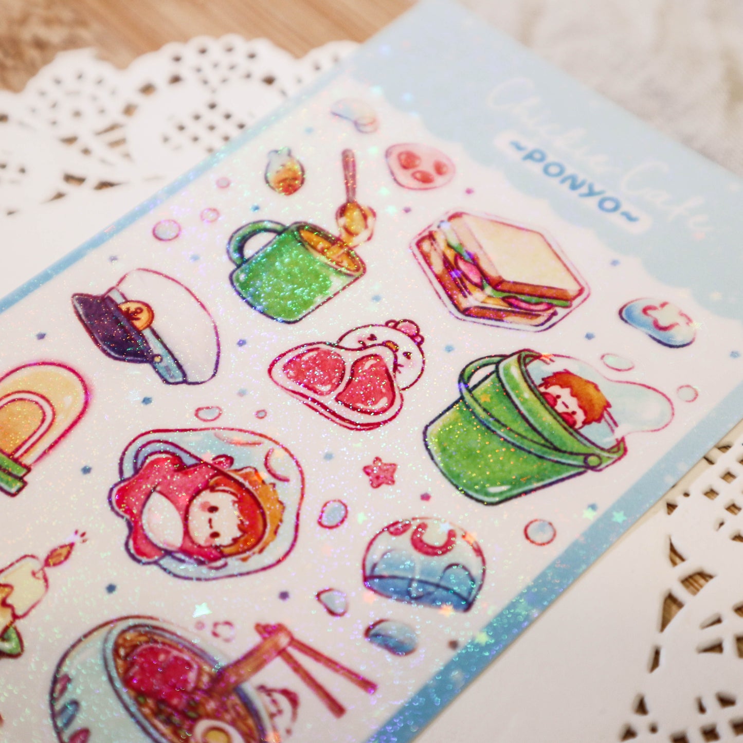 Ponyo Sticker Sheet
