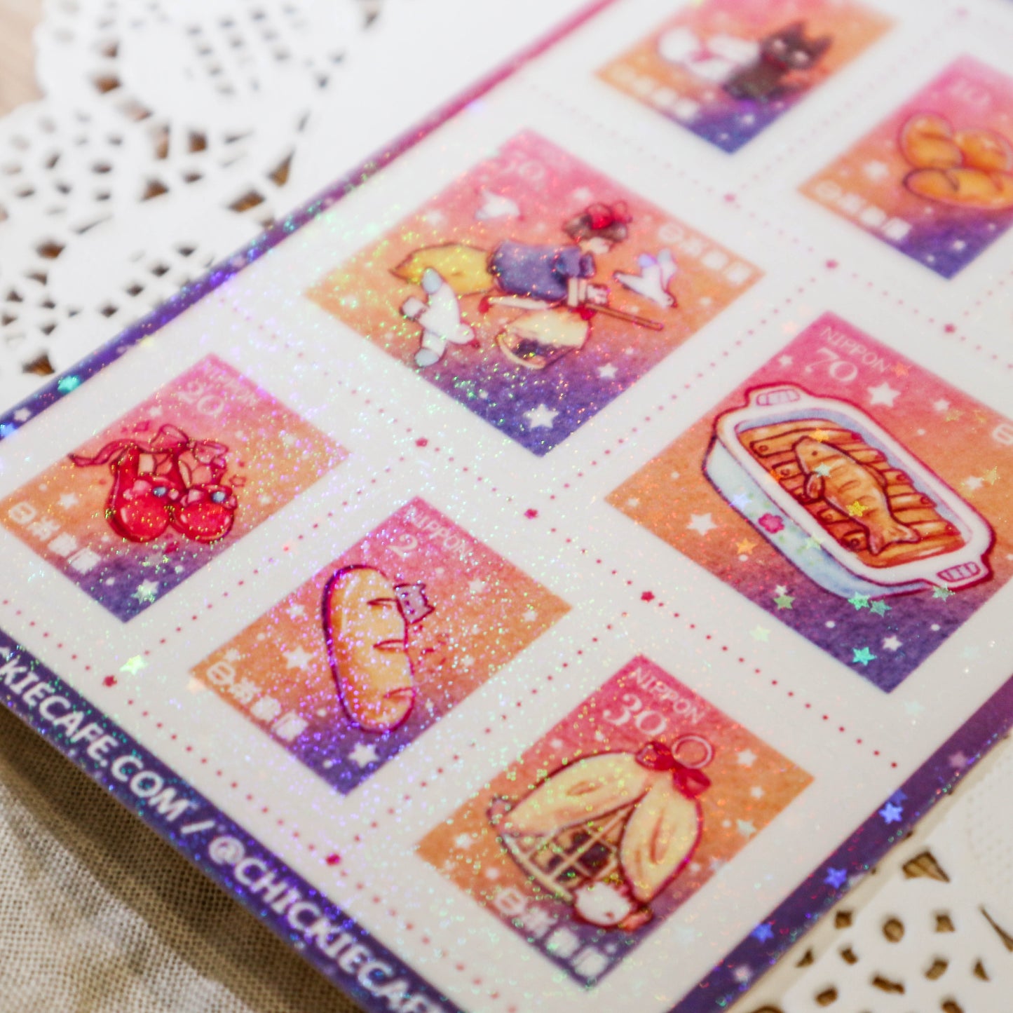 Kiki's Delivery Service  Stamps Sticker Sheet