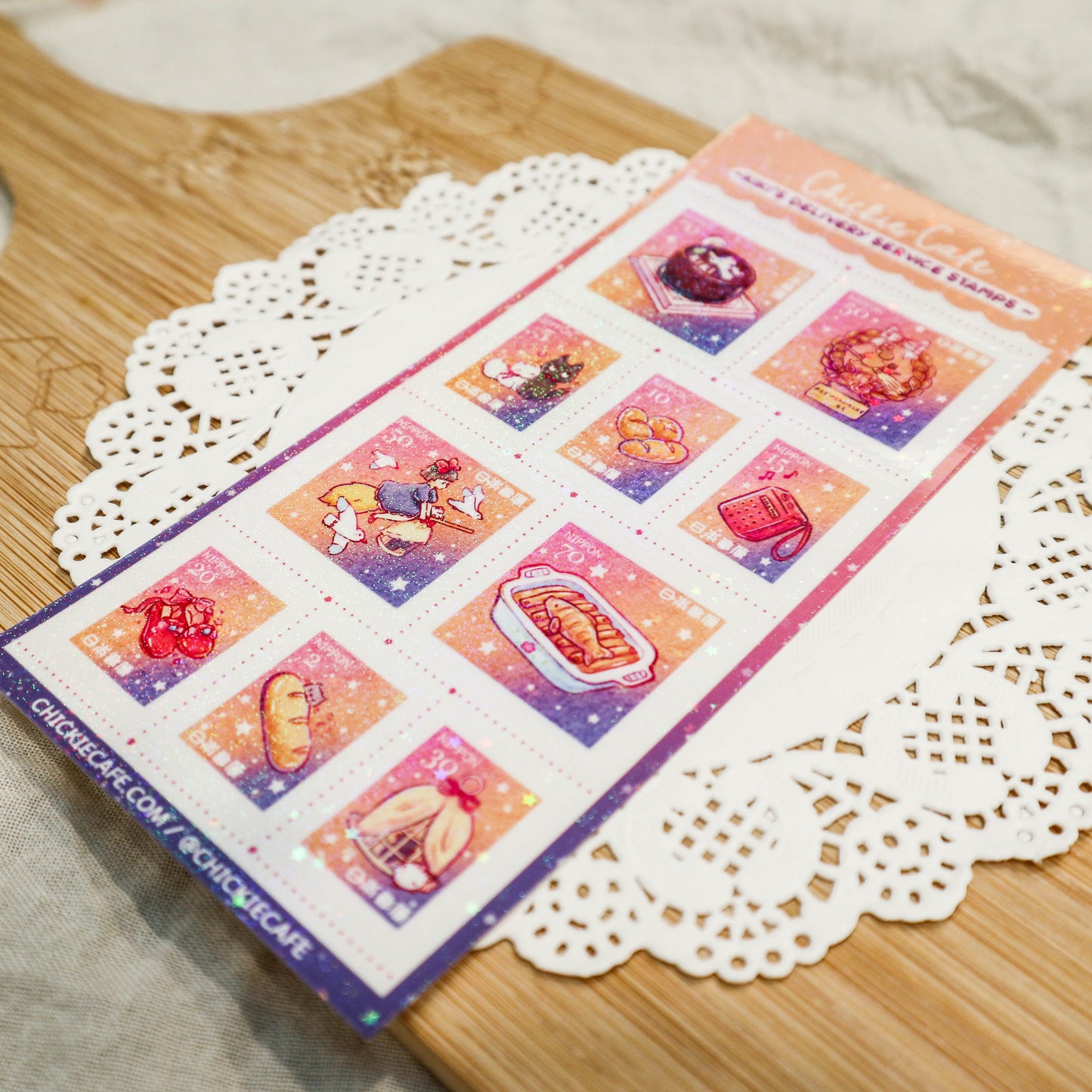 Kiki's Delivery Service  Stamps Sticker Sheet