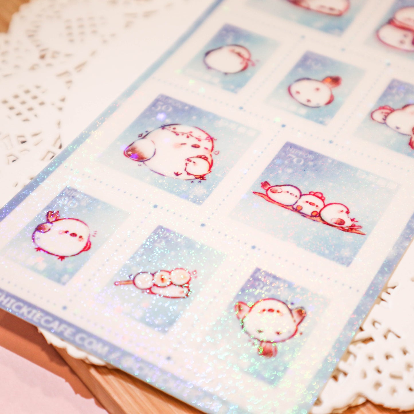 Snow Fairy Stamps Sticker Sheet