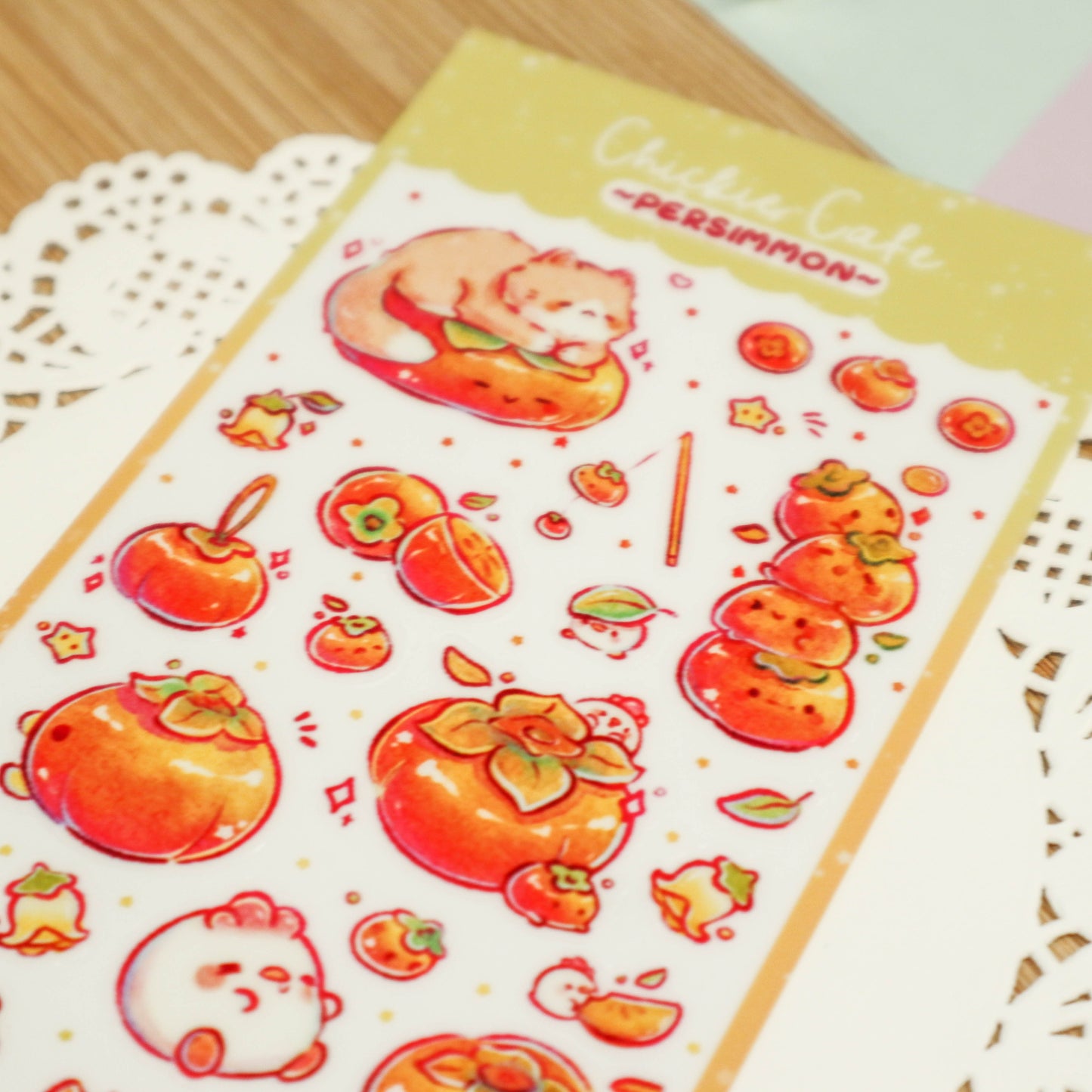 Persimmon Sticker Sheet