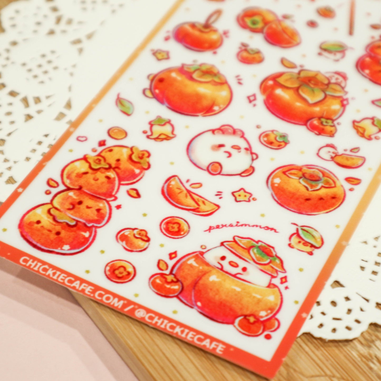 Persimmon Sticker Sheet