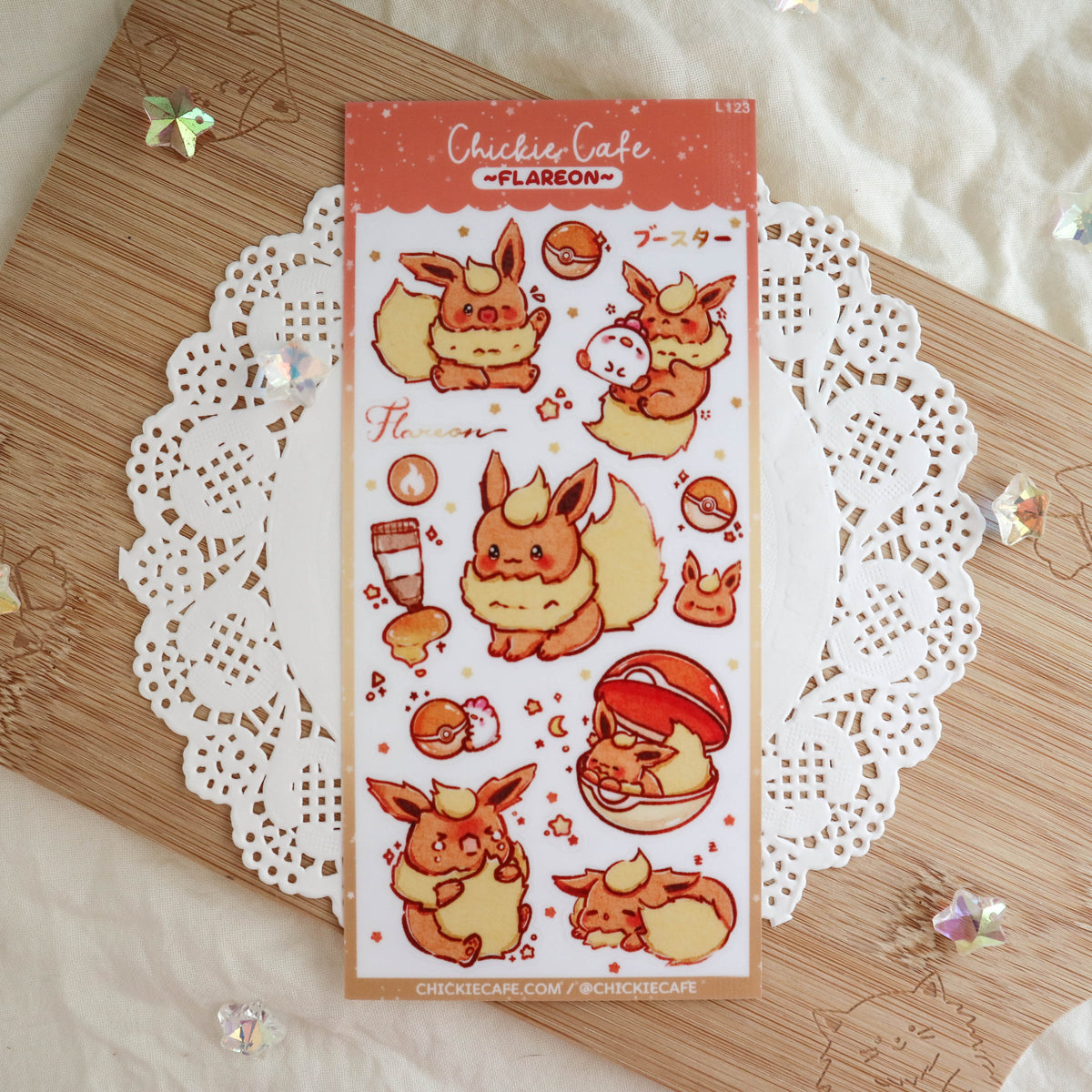 Flareon Sticker Sheet