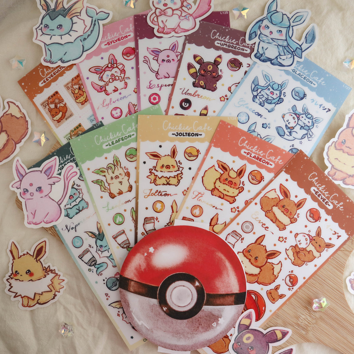 Eevee Sticker Sheet