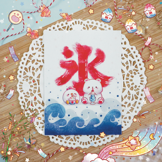 Kakigori Summer Time Sticker Print