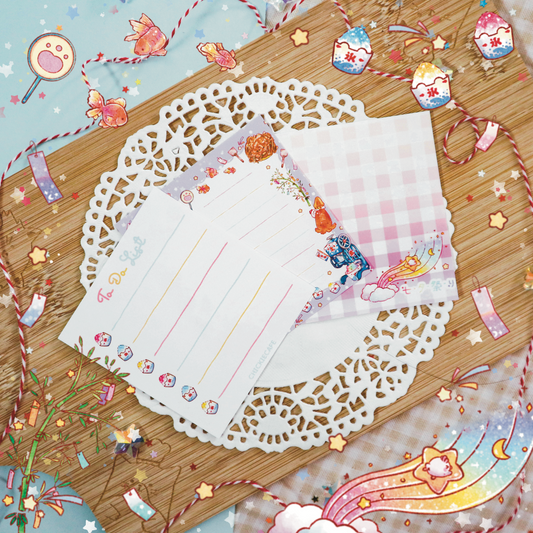 Star Festival Memo Sheets Digital Download