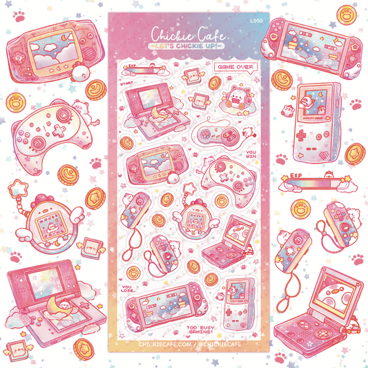 Let's Chickie Up Sticker Sheet