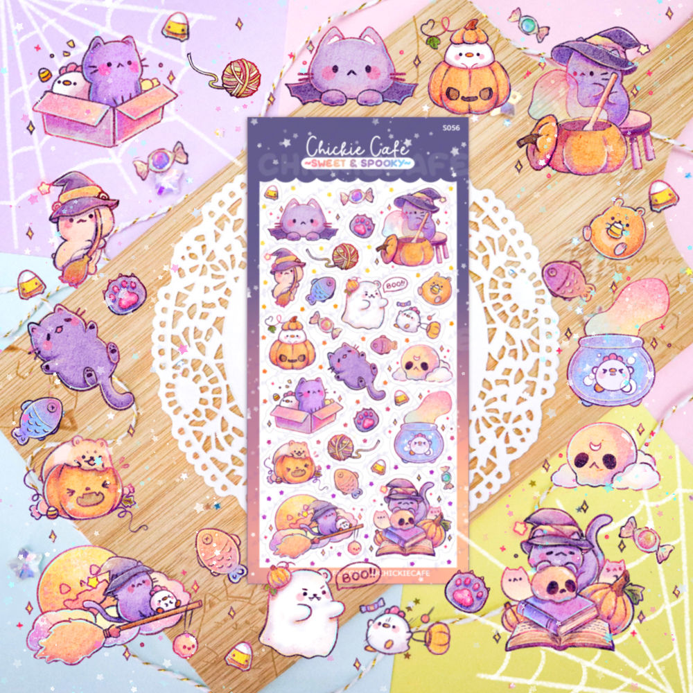 Spooky & Sweet Sticker Sheet